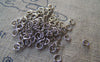 Accessories - 100 Pcs Of Platinum White Gold Tone Brass Jump Rings 4mm 22gauge A2387