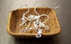 Accessories - 100 Pcs Of Silver Tone Fish Ball Hook Earwire Findings 18mm A3617