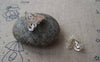 Accessories - 100 Pcs Of Silver Tone Iron Filigree Cone Bead Caps 16x16mm A3683
