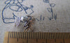 Accessories - 100 Pcs Of Silver Tone Three Leaf Filigree Bead Caps 14mm A2055