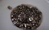 Accessories - 100 Pcs Of Silvery Gray Iron Butterfly Backs Backings Earnuts Earring Stoppers One Size Fits All A5162