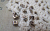 Accessories - 100 Pcs Of Silvery Gray Iron Butterfly Backs Backings Earnuts Earring Stoppers One Size Fits All A5162