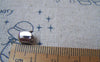 Accessories - 100 Pcs Of Silvery Gray Nickel Tone Bead Tassel Caps 6x7mm A4836