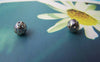 Accessories - 100 Pcs Of Silvery Gray Nickel Tone Filigree Ball Spacer Beads Size 6mm A4360