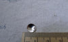 Accessories - 100 Pcs Of Silvery Gray Tone Brass Curved Disc Connectors 8mm A7697