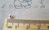 Accessories - 100 Pcs Silver Finish Smooth Round Iron Metallic Beads Ball Size 4mm A5343