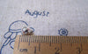 Accessories - 100 Pcs Silver Finish Smooth Round Iron Metallic Beads Ball Size 5mm A4975