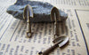 Accessories - 12 Pcs Of Antique Bronze Spade Charms 6.5x22.5mm A1424