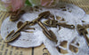 Accessories - 12 Pcs Of Antique Bronze Spade Charms 6.5x22.5mm A1424
