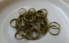 Accessories - 150 Pcs Of Antique Bronze Split Rings 10mm 22gauge A5658