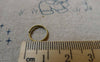 Accessories - 150 Pcs Of Antique Bronze Split Rings 10mm 22gauge A5658