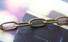 Accessories - 16 Ft (5m) Of Antique Bronze Steel Oval Cable Link Chain 5x10mm A4432