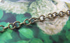 Accessories - 16 Ft (5m) Of Antique Bronze Steel Round Cable Link Chain 4x4.5mm A4431