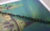 Accessories - 16 Ft (5m) Of Black Textured Brass Oval Cable Chain 2x4mm A4037