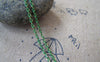 Accessories - 16 Ft (5m) Of Green Textured Brass Oval Cable Chain 1.5x2.2mm A4421