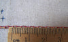 Accessories - 16 Ft (5m) Of Red Textured Brass Oval Cable Chain 2x4mm A4416