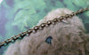 Accessories - 16ft (5m) Antique Bronze Brass Textured Oval Cable Chain Link 1.5mm A7290