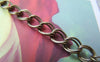 Accessories - 16ft (5m) Of Antique Bronze Brass Double Curb Chain 6mm A2723