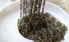 Accessories - 16ft (5m) Of Antique Bronze Brass Figaro Chain Link 2.5x6mm A2023