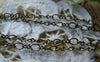 Accessories - 16ft (5m) Of Antique Bronze Brass Figure 8 Infinity Link Chain A2024