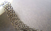 Accessories - 16ft (5m) Of Antique Bronze Brass Flat Oval Cable Chain 2mm A2035