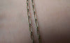 Accessories - 16ft (5m) Of Antique Bronze Brass Long And Short Oval Flat Chain 2x5mm A2726