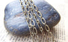 Accessories - 16ft (5m) Of Antique Bronze Brass Long And Short Oval Flat Chain A4075