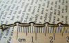Accessories - 16ft (5m) Of Antique Bronze Brass Long And Short Oval Flat Chain A4075