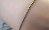 Accessories - 16ft (5m) Of Antique Bronze Iron Bead Chain 1.5mm A2386