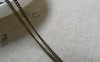 Accessories - 16ft (5m) Of Antique Bronze Steel Curb Chain Link Size 1.5mm A5904