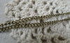 Accessories - 16ft (5m) Of Antique Bronze Steel Curb Chain Link Size 2.5mm A6654