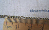 Accessories - 16ft (5m) Of Antique Bronze Steel Figaro Chain Link 2.5mm A4434