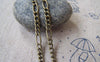 Accessories - 16ft (5m) Of Antique Bronze Steel Figaro Chain Link 3.5mm A4428