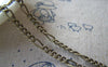 Accessories - 16ft (5m) Of Antique Bronze Steel Figaro Chain Link 3.5mm A4428
