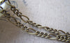 Accessories - 16ft (5m) Of Antique Bronze Steel Figaro Chain Link 5mm A4435