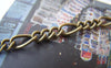 Accessories - 16ft (5m) Of Antique Bronze Steel Figaro Chain Link 5mm A4435