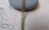 Accessories - 16ft (5m) Of Antique Bronze Steel Oval Cable Chain Link 1.6mm A7227