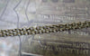 Accessories - 16ft (5m) Of Antique Bronze Steel Oval Cable Chain Link 1.6mm A7227