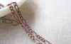 Accessories - 16ft (5m) Of Antique Copper Brass Figaro Chain Link 2.5x6mm A3035