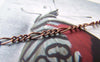 Accessories - 16ft (5m) Of Antique Copper Brass Figaro Chain Link 2.5x6mm A3035