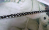 Accessories - 16ft (5m) Of E-Coating Black Iron Curb Chain 1.8mm A6742