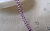 Accessories - 16ft (5m) Of E-Coating Purple Tone Brass Bead Chain Ball Chain 1.5mm A7377