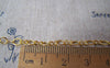Accessories - 16ft (5m) Of Gold Plated Brass Flat Figure 8 Connector Chain A5021