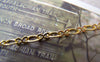 Accessories - 16ft (5m) Of Gold Plated Brass Flat Figure 8 Connector Chain A5021