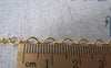 Accessories - 16ft (5m) Of Gold Tone Brass Figure 8 Connector Chain A4034