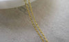 Accessories - 16ft (5m) Of Gold Tone Brass Flat Oval Cable Chain 1mm A7439