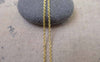 Accessories - 16ft (5m) Of Gold Tone Brass Flat Oval Cable Chain 1mm A7439
