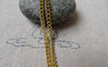 Accessories - 16ft (5m) Of Gold Tone Steel Curb Chain Link Size 2.5mm A6847