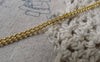 Accessories - 16ft (5m) Of Gold Tone Steel Curb Chain Link Size 2.5mm A6847