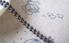 Accessories - 16ft (5m) Of Gunmetal Black Iron Bead Chain 2.4mm A4566